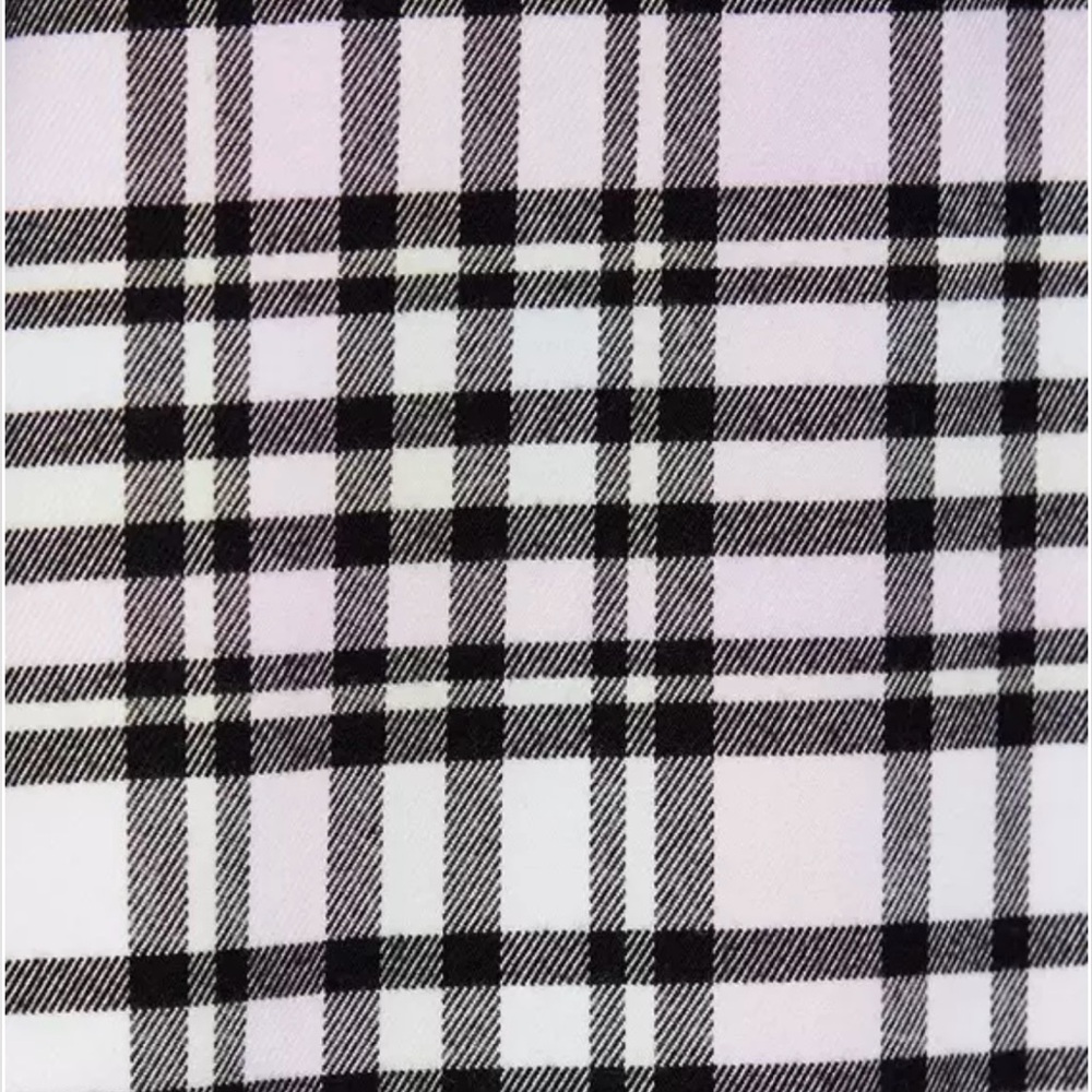 Torrid Pink Plaid Flannel Hooded Jacket | Size 0 (L-XL) - Picture 3 of 9